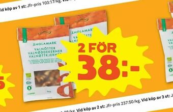 Stora Coop Valnötter naturella erbjuda