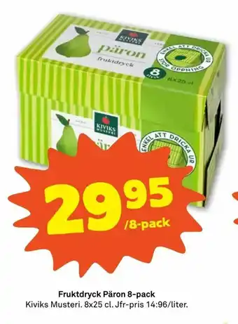 Stora Coop Fruktdryck Päron 8-pack erbjuda