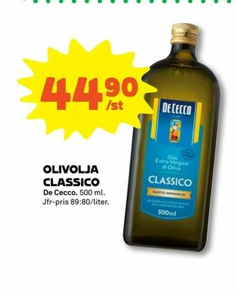 Stora Coop Olivolja classico erbjuda