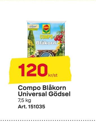 Byggmax Compo blåkorn universal gödsel erbjuda