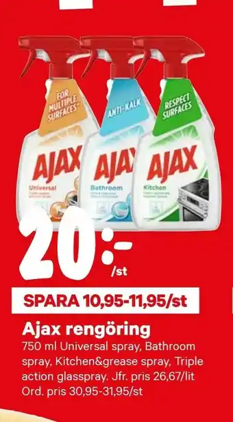Ajax rengöring