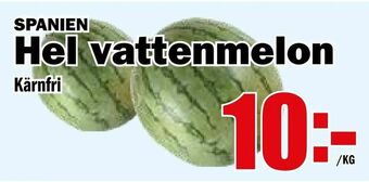 Matdax Hel vattenmelon erbjuda