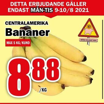 Matdax Bananer erbjuda