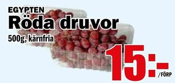 Matdax Röda druvor erbjuda
