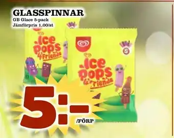 Glasspinnar