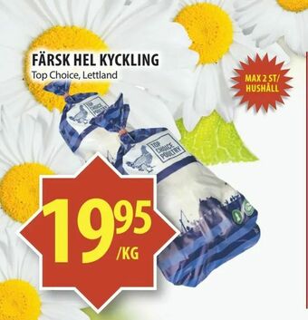 Matvärlden Tensta Färsk hel kyckling erbjuda