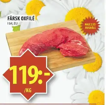 Matvärlden Tensta Färsk oxfilé erbjuda