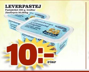 Nya Pulsen Leverpastej erbjuda