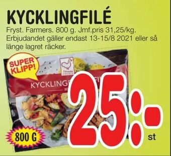 Nya Pulsen Kycklingfilé erbjuda