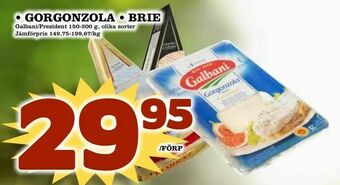 Gorgonzola • brie