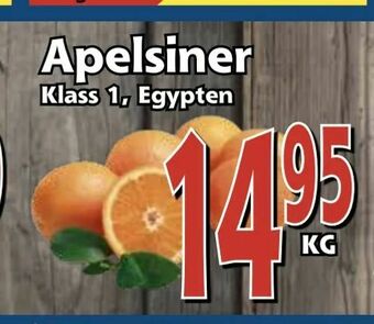 Supergrossen Apelsiner erbjuda