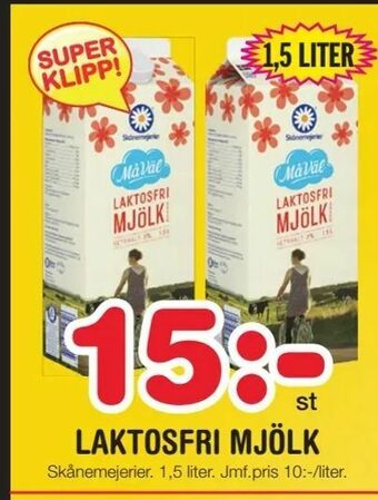Nya Pulsen Laktosfri mjölk erbjuda
