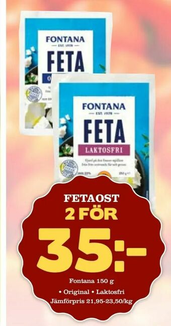 Supergrossen Fetaost erbjuda