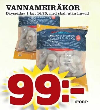 Supergrossen Vannameiräkor erbjuda