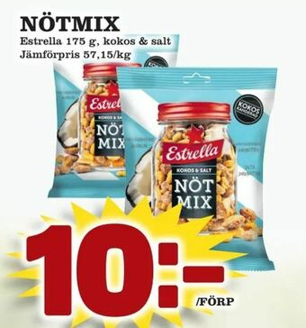 Supergrossen Nötmix erbjuda