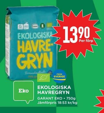 Willys Ekologiska havregryn erbjuda