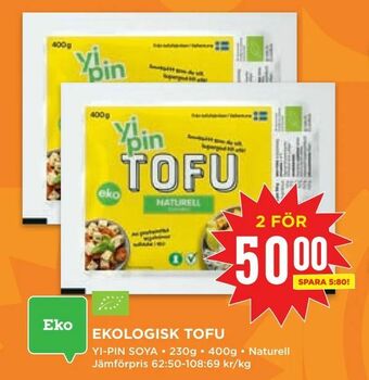 Willys Ekologisk tofu erbjuda