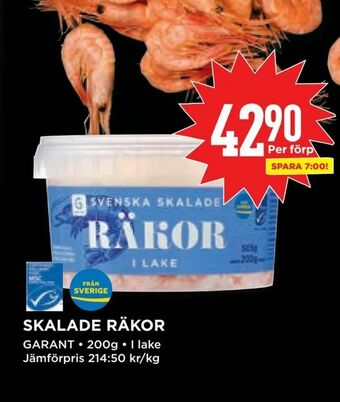 Willys Skalade räkor erbjuda
