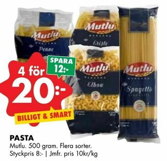 ÖoB Pasta erbjuda