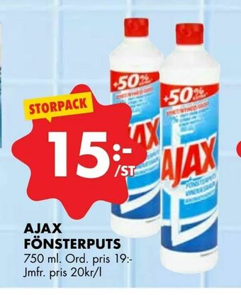 ÖoB Ajax fönsterputs erbjuda