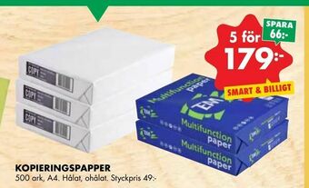 ÖoB Kopieringspapper erbjuda