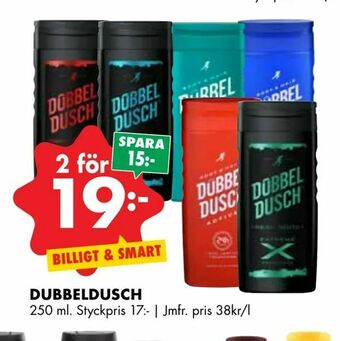 ÖoB Dubbeldusch erbjuda