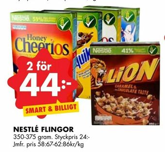 ÖoB Nestlé flingor erbjuda