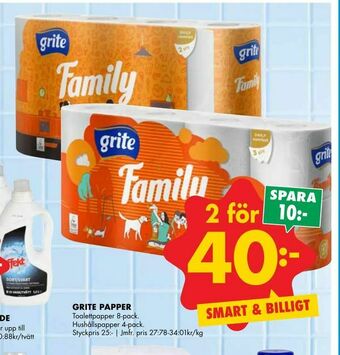 ÖoB Grite papper erbjuda