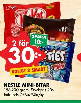 ÖoB Nestle mini-bitar erbjuda