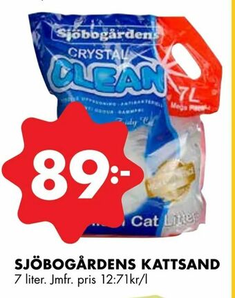 ÖoB Sjöbogårdens kattsand erbjuda