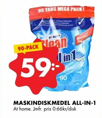 ÖoB Maskindiskmedel all-in-1 erbjuda
