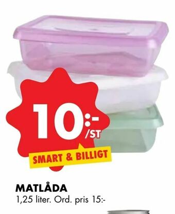 ÖoB Matlåda erbjuda