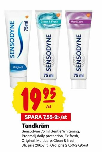 City Gross Tandkräm erbjuda
