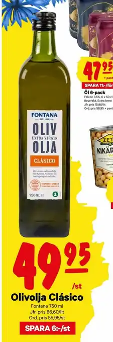 City Gross Olivolja Clásico erbjuda