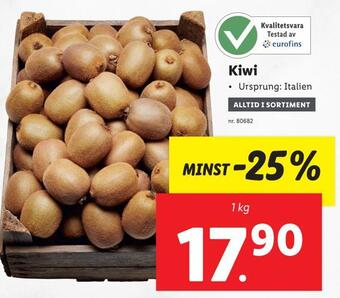 Lidl Kiwi erbjuda