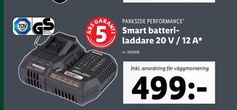 Lidl Smart batteriladdare 20 v / 12 a erbjuda