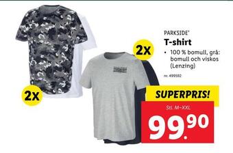 Lidl T-shirt erbjuda