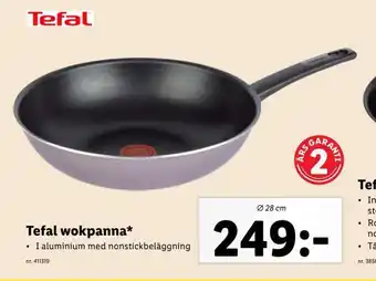 Lidl Tefal wokpanna erbjuda