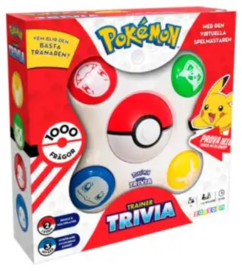 Clas Ohlson Pokémon trainer trivia sällskapsspel, 7+ erbjuda