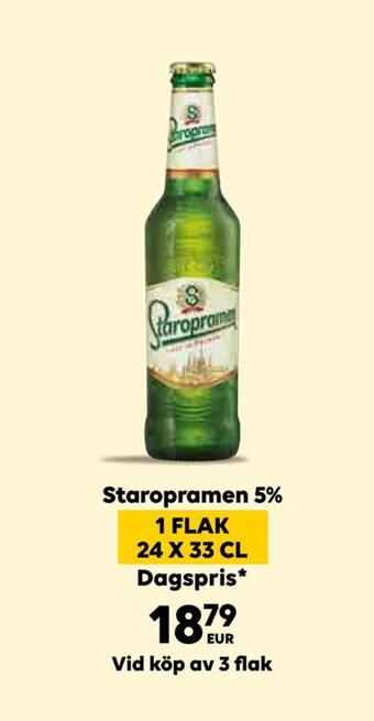 Border Shop Staropramen 5% erbjuda