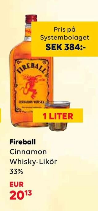 Border Shop Fireball erbjuda