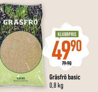 Granngården Gräsfrö Basic 0.8 kg erbjuda