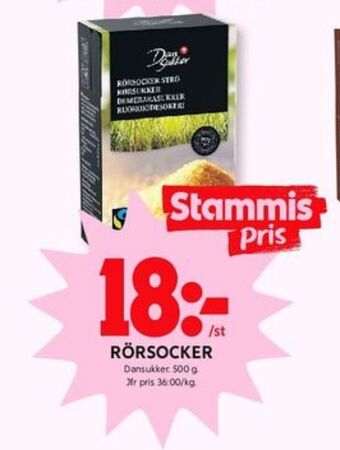 ICA Kvantum Dansukker rörsocker erbjuda