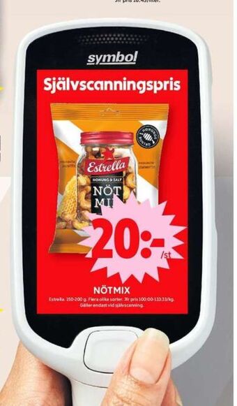 ICA Maxi Estrella nötmix erbjuda