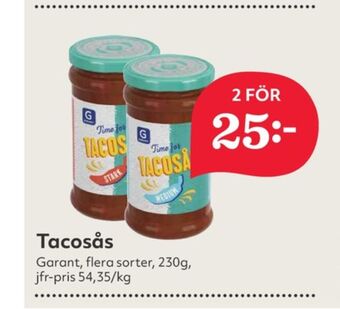 Hemköp Garant tacosås erbjuda