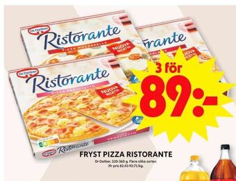ICA Maxi Ristorante pizza erbjuda