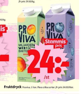 ICA Supermarket Proviva fruktdryck erbjuda