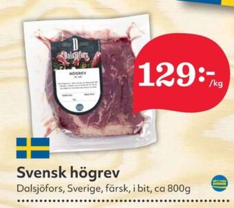 Hemköp Dalsjöfors högrev erbjuda