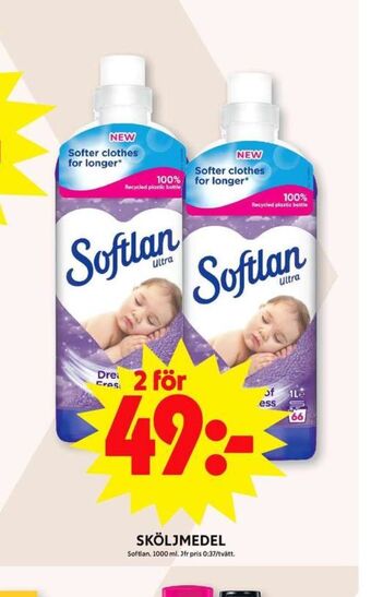 ICA Maxi Softlan sköljmedel erbjuda