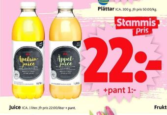 ICA Supermarket Ica selection juice erbjuda